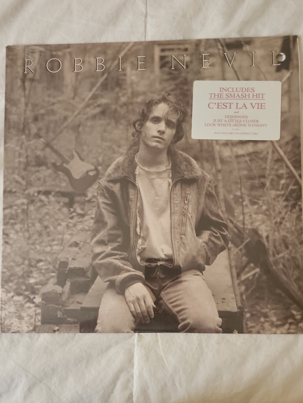 Robbie Nevil Vinyl LP - Sepia Toned Photo Cover Sealed